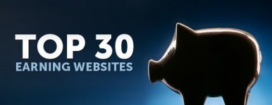 Top 30 earning sites