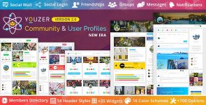 Youzer   Buddypress Community  bbPress Forums  User Profiles Wordpress Plugin New Era