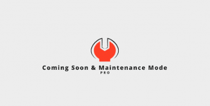 Minimal coming soon maintenance mode pro