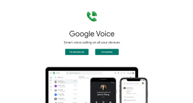 Google voice voip homepage
