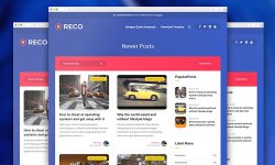 Reco Blogger Template Premium Version Free Download