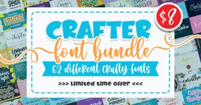 Crafter Font Bundle Bundles fb 5729129 1