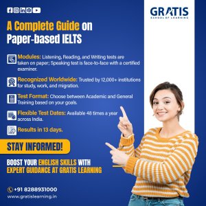 Media 'Gratis Learning: Best IELTS, PTE, Spoken English, Business English, Personality Development and CELPIP Institute in Panchkula' in album 'IELTS in Panchkula'